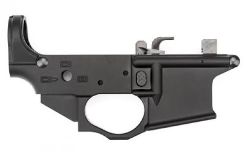 Spike's Tactical STLS910 9mm Colt Style Lower w/Spider Logo, Semi-automatic, Black Finish, Bolt Locks Back After Last Round STLS910