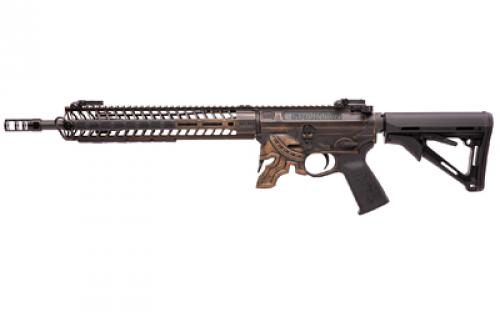 Spike's Tactical Spartan, Semi-automatic, AR Rifle, 556NATO/ 223 Rem, 16 Hammer Forged Barrel, Bronze Battleworn, Magpul CTR Stock, 12 MLOK Rail, Spike's Pro Grip, No Magazine STR5610-M2R