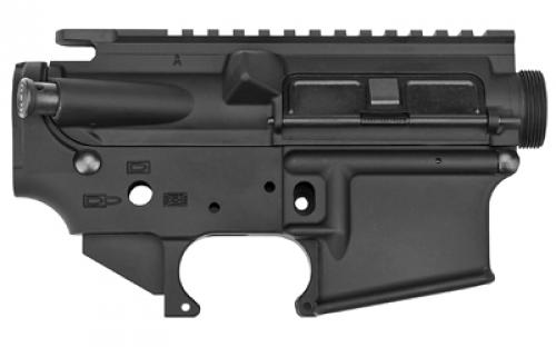 Spike's Tactical Upper/Lower Receiver Set, Semi-automatic, 223 Rem/556NATO, Black Finish, Mil-spec, Spider Lower STS1019