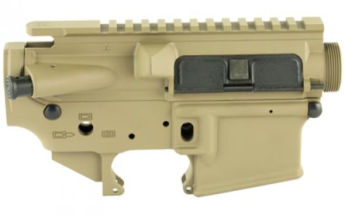 Spike's Tactical Upper/Lower Receiver Set, Semi-automatic, 223 Rem/556NATO, Flat Dark Earth Finish, Mil-spec STS1512