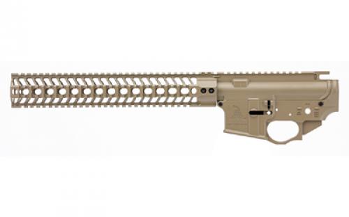 Spike's Tactical Gadsden Lower/Upper Receiver Set, Semi-automatic, 223 Remington/556NATO, Cerakote Finish, Coyote Tan, Includes 13.2 SAR3 Rail STS1634-PC3S