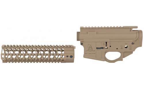 Spike's Tactical Gadsden Lower/Upper Receiver Set, Semi-automatic, 223 Remington/556NATO, Cerakote Finish, Flat Dark Earth, Includes 9 SAR3 Rail STS1634-PFD9