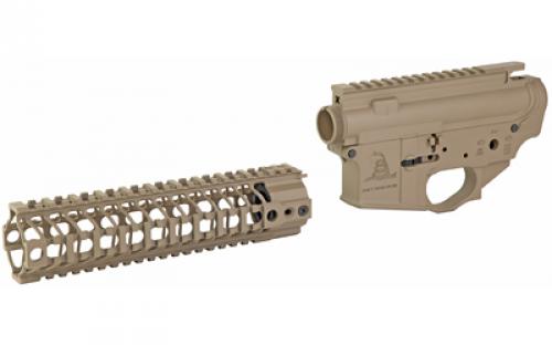 Spike's Tactical Gadsden Lower/Upper Receiver Set, Semi-automatic, 223 Remington/556NATO, Cerakote Finish, Flat Dark Earth, Includes 9" SAR3 Rail STS1634-PFD9