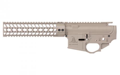 Spike's Tactical Gadsden Lower/Upper Receiver Set, Semi-automatic, 223 Remington/556NATO, Cerakote Finish, Magpul FDE, Includes 9 SAR3 Rail STS1634-PM9S