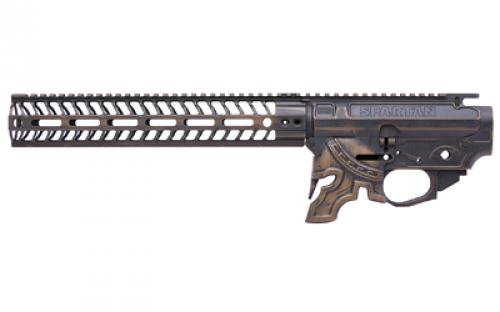 Spike's Tactical Spartan Set, Semi-automatic, Matching Lower/Upper Handguard Set, 223 Rem/556NATO, 12 MLOK Rail, CNC Machined from a 7075 Billet Aluminum, Bronze Battleworn Finish STSB610-M2