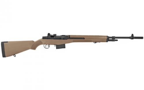 Springfield M1A Standard, Semi-automatic, 308 Win, 22" Barrel, Blue Finish, Flat Dark Earth Composite Stock, Adjustable Sights, 10Rd MA9120