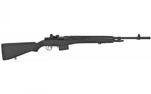 Springfield M1A Standard Loaded, Semi-automatic, 308 Win, 22" Barrel, Blue, Synthetic Stock, Adjustable Sights, 10 Rounds MA9226