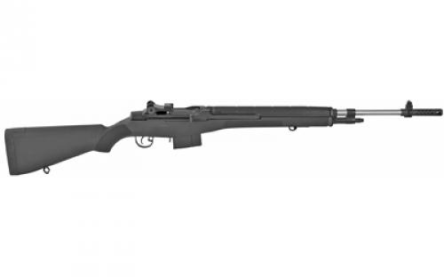 Springfield M1A Standard Loaded, Semi-automatic, 6.5 Creedmoor, 22" Stainless Barrel, Blue Finish, Synthetic Stock, Adjustable Sights, 10Rd, California Approved MA9826C65CA