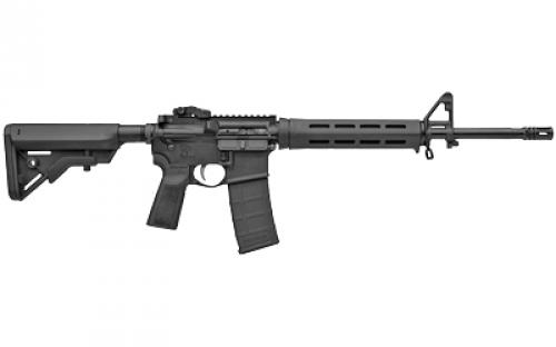 Springfield SAINT, Semi-automatic, AR, 223REM/556NATO, 16 Barrel, 1:8 Twist, A2 Flash Hider, Black, Anodized Finish, B5 Mid-length Handguard with M-LOK, B5 Type 23 Pistol Grip, B5 Bravo Stock, A2 Front and Flip Up Rear Sights, 30Rd, 1 Magazine ST916556B-B5