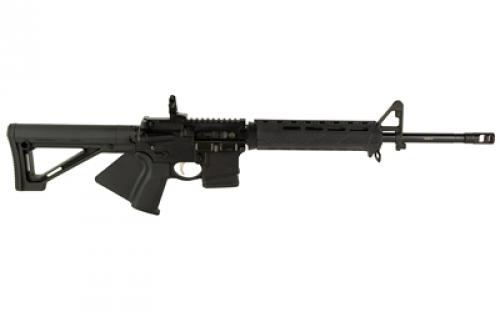 Springfield SAINT 5.56, Semi-automatic, AR, 223 Remington/556NATO, 16" Barrel, 1:8 Twist, Muzzle Brake Included, Black, Magpul Fixed Stock, Strike Industries Featureless Grip, Mid-Length Gas System, 6lbs 10oz, Flip Up Rear, 10 Rounds, 2 Magazines, Includes HEX Dragon Fly Red Dot, Single Point Sling and $200 Alexo Readywear Voucher, California Compliant ST916556BMACA-S-GU23