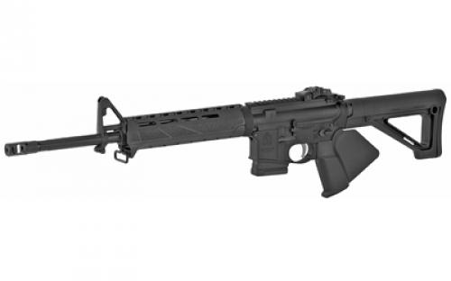 Springfield SAINT 5.56, Semi-automatic, AR, 223 Remington/556NATO, 16" Barrel, 1:8 Twist, Muzzle Brake Included, Black, Magpul Fixed Stock, Strike Industries Featureless Grip, 1 Mag, 10Rd, Mid-Length Gas System, 6lbs 10oz, Flip Up Rear ST916556BMACA-S