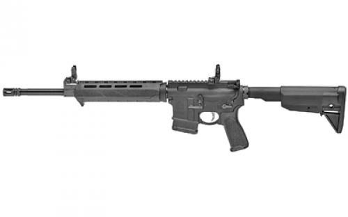 Springfield SAINT 5.56, Semi-automatic, AR, 223 Remington/556NATO, 16 Barrel, 1:8 Twist, Flash Hider Included, Black, BCM Gunfighter Grip and Stock, 1 Mag, 10Rd, Front/Rear Flip Sights, Picatinny Gas Block ST916556BMLC