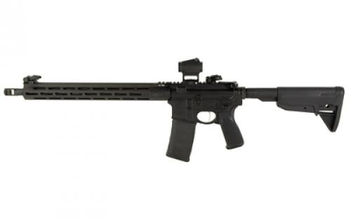 Springfield SAINT Victor, Semi-automatic, AR, 223 Remington/556NATO, 16 Barrel, 1:8 Twist, Mid-Length Gas System, Black, Anodized Finish, BCM Trigger Guard & Mod 0 Stock, 15 M-LOK Free Float Handguard, Flip Up Front and Rear Low Profile Springfield Sights, 30 Rounds, 2 Magazines, Includes Vortex Crossfire Red Dot, Single Point Sling and $200 Alexo Readywear Voucher STV916556B-GU