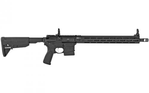 Springfield SAINT Victor, Semi-Auto, AR, 556NATO, 16" Barrel, 1:8 Twist, Mid-Length Gas System, Anodized Finish, Black, BCM Trigger Guard & Mod 0 Stock, 15" M-LOK Free Float Handguard, Flip Up Front and Rear Springfield Sights, 10 Round, 1 PMAG M3 STV916556BLC