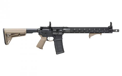 Springfield SAINT Victor, Semi-automatic, AR, 223 Remington/556NATO, 16" Barrel, 1:8 Twist, Mid-Length Gas System, Anodized Finish, Black, Flat Dark Earth Magpul Furniture, 15" M-LOK Free Float Handguard, Flip UpFront and Rear Sights, 30 Rounds, 1 Magazine STV916556FP