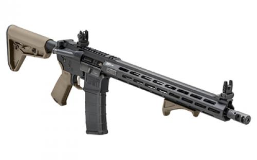 Springfield SAINT Victor, Semi-automatic, AR, 223 Remington/556NATO, 16" Barrel, 1:8 Twist, Mid-Length Gas System, Anodized Finish, Black, Olive Drab Green Magpul Furniture, 15" M-LOK Free Float Handguard, Flip Up Front and Rear Springfield Sights, 10 Rounds, 1 Magazine STV916556GPLC