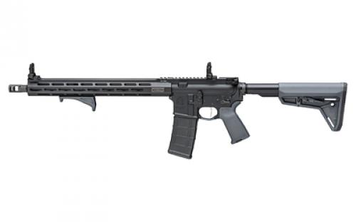 Springfield SAINT Victor, Semi-automatic, AR, 223 Remington/556NATO, 16 Barrel, 1:8 Twist, Mid-Length Gas System, Anodized Finish, Black, Gray Magpul Furniture, 15 M-LOK Free Float Handguard, Flip Up Front and Rear Sights, 30 Rounds, 1 Magazine, BLEM (Damaged Case) STV916556YP