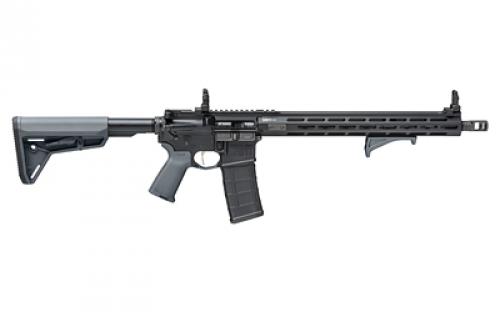 Springfield SAINT Victor, Semi-automatic, AR, 223 Remington/556NATO, 16" Barrel, 1:8 Twist, Mid-Length Gas System, Anodized Finish, Black, Gray Magpul Furniture, 15" M-LOK Free Float Handguard, Flip Up Front and Rear Sights, 30 Rounds, 1 Magazine, BLEM (Damaged Case) STV916556YP