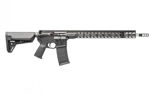 Stag Arms LLC STAG-15, Semi-automatic Rifle, AR, 223 Remington/556NATO, 18 Fluted Stainless Steel Barrel, 1:8 Twist, Rifle Length Gas System, Anodized Finish, Black, VG6 Muzzle Brake, Magpul MOE SL Stock, Magpul MOE Grip, 16.5 M-Lok Handguard, Geissele Super Dynamic 3-Gun Trigger, 30 Rounds, 1 Magazine STAG15020622