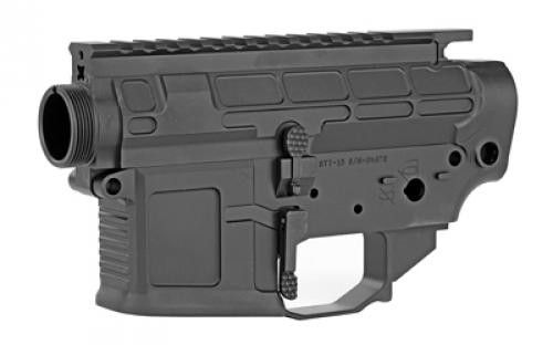 San Tan Tactical STT-15 PILLAR Billet Lower/Upper Receiver Set, 223Rem/556NATO, Black STT-15-PILLAR-CMB