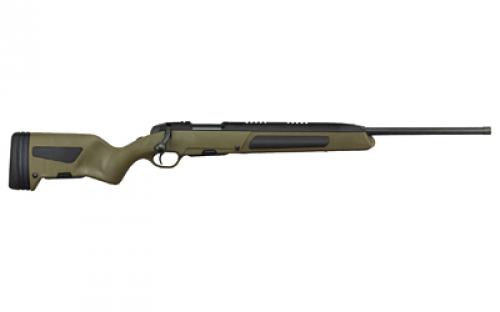 Steyr Arms Scout, Bolt Action Rifle, 308 Winchester, 19 Threaded Barrel, 1/2x20 Threaded, Matte Finish, Green, Synthetic Stock, Integrated Bipod, Integrated Ghost Ring Sights, 5 Rounds, 2 Magazines 26.346.3E