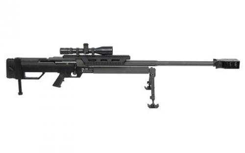 Steyr Arms HS50, Bolt Action Rifle, 50 BMG, 35.4 Cold Hammer Forged Threaded Barrel, Matte Finish, Black, Adjustable Stock, 5 Rounds, 1 Magazine, Includes Bipod 610551