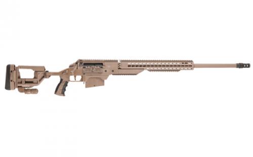 Steyr Arms SSG M1, Bolt Action Rifle, 338 Lapua Magnum, 27.2 Cold Hammer Forged Threaded Barrel, Matte Finish, Flat Dark Earth, Chassis, 10 Rounds, 1 Magazine, Includes Bipod 621513KDA