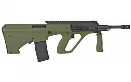 Steyr Arms AUG M1, Semi-automatic, 223 Rem/556NATO, 16" Barrel, Olive Drab Green NATO Stock, QD Front Sling Swivel, 30 Round Magazine, Long Picatinny Rail AUGM1GRNNATOEXT