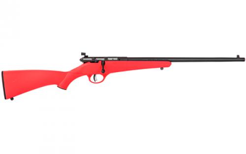 Savage Rascal, Bolt Action, 22LR, 16.125" Barrel, Blued Finish, Red Polymer Stock, AccuTrigger, Adjustable Sights, Single Shot, Right Hand 13795