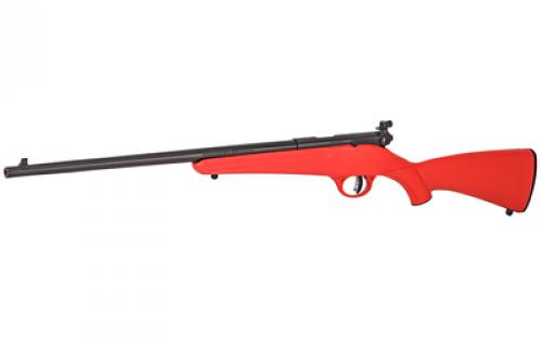 Savage Rascal, Bolt Action, 22LR, 16.125" Barrel, Blued Finish, Red Polymer Stock, AccuTrigger, Adjustable Sights, Single Shot, Right Hand 13795