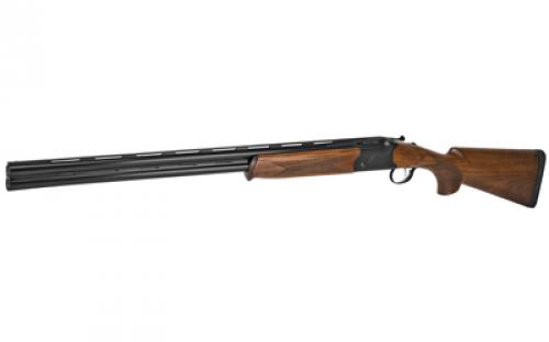 Stevens 555, Over/Under Shotgun, 16 Gauge, 3" Chamber, 28" Barrels, Black, Walnut Stock, 5 Choke Tubes (Full Choke, Improved Modified Choke, Modified Choke, Improved Cylinder Choke, and Cylinder Choke), 2 Rounds, BLEM (Damaged Packaging) 22178