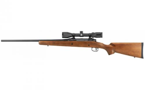 Savage Axis II XP Hardwood, Bolt Action Rifle, 7MM-08 Remington, 22 Barrel, Matte Finish, Black, Synthetic Stock, Right Hand, 4 Rounds, Includes Bushnell Banner 3-9x40mm Scope 22552