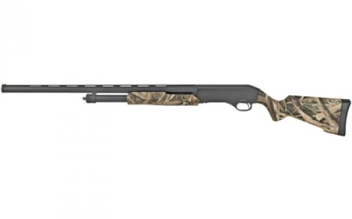 Stevens 320 Field Grade Compact Camo, Pump Action Shotgun, 12 Gauge, 3 Chamber, 26 Vent Rib Barrel, Matte Finish, Black, Mossy Oak Shadow Grass Blades Synthetic Stock, Modified Choke, Bead Sight, 5 Rounds, Right Hand 22563