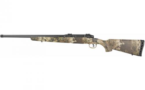 Savage Axis II Compact, Bolt Action Rifle, 6.5 Creedmoor, 20 Medium Contour Barrel, Threaded 5/8x24, Matte Finish, Black, Veil Wideland Camo Synthetic Stock, 2 Piece Weaver Base, 4 Rounds, Right Hand 23267