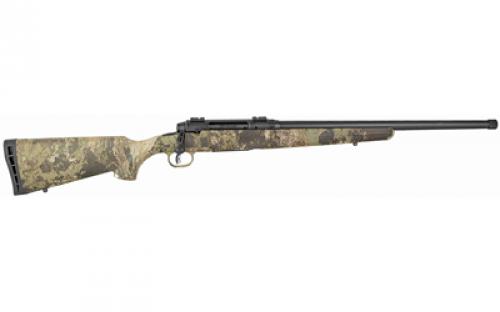 Savage Axis II Compact, Bolt Action Rifle, 6.5 Creedmoor, 20" Medium Contour Barrel, Threaded 5/8x24, Matte Finish, Black, Veil Wideland Camo Synthetic Stock, 2 Piece Weaver Base, 4 Rounds, Right Hand 23267