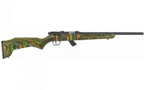 Savage Mark II, Bolt Action Rifle, 22LR, 18" Barrel, Matte Finish, Black, Green Laminate Stock, 10Rd, Includes 2-piece Weaver Base, 1 Magazine, 10 Rounds, Right Hand 26736