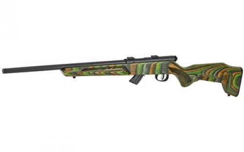 Savage Mark II, Bolt Action Rifle, 22LR, 18" Barrel, Matte Finish, Black, Green Laminate Stock, 10Rd, Includes 2-piece Weaver Base, 1 Magazine, 10 Rounds, Right Hand 26736