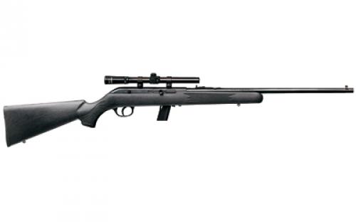 Savage 64FXP, Semi-automatic Rifle, 22LR, 21 Barrel, Matte Finish, Black, Synthetic Stock, Adjustable Sights, w/4x15 Scope, 1 Magazine, 10 Rounds 40000