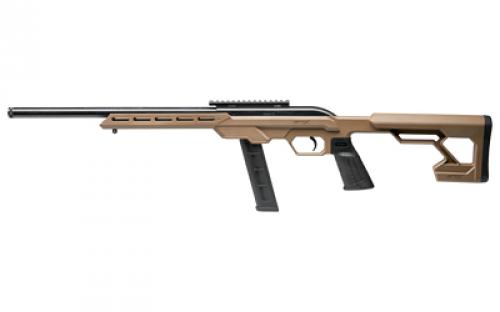 Savage 64 Precision, Semi-automatic Rifle, 22 LR, 16.5 Threaded Barrel, 1/2x28, Matte Finish, Flat Dark Earth, Synthetic Stock, 20 Rounds, 1 Magazine 45125