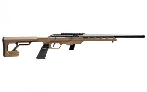 Savage 64 Precision, Semi-automatic Rifle, 22 LR, 16.5" Threaded Barrel, 1/2x28, Matte Finish, Flat Dark Earth, Synthetic Stock, 20 Rounds, 1 Magazine 45125