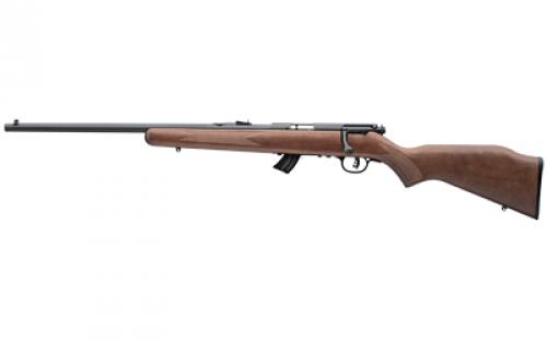 Savage MKII, Bolt Action Rifle, 22LR, 20.75 Barrel, Matte Finish, Black, Wood Stock, Adjustable Sights, AccuTrigger, 10 Rounds, 1 Magazine, Left Hand 50701