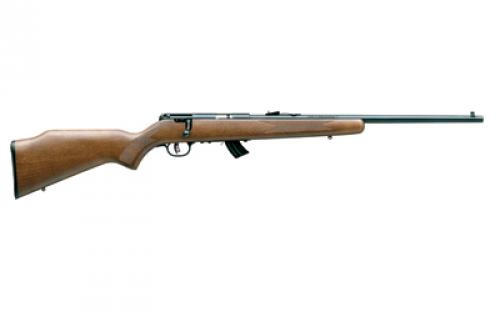 Savage MKII Compact, Bolt Action Rifle, 22LR, 19 Barrel, Matte Finish, Black, Wood Stock, Adjustable Sights, AccuTrigger, 10 Rounds, 1 Magazine, Left Hand 50702