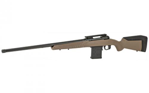 Savage 110 Tactical Desert, Bolt Action Rifle, Short Action, 6.5 Creedmoor, 24" Threaded Barrel, Matte Finish, Black, Flat Dark Earth Synthetic Stock, 1 Magpul AICS Magazine, 10 Rounds, Right Hand 57008