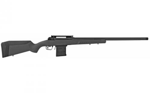 Savage 110 Tactical Left Hand, Bolt Action Rifle, 308 Winchester, 24" Threaded Barrel, Matte Finish, Black, Gray Synthetic Stock, 1 Magpul AICS Magazine. 10 Rounds, Left Hand 57009