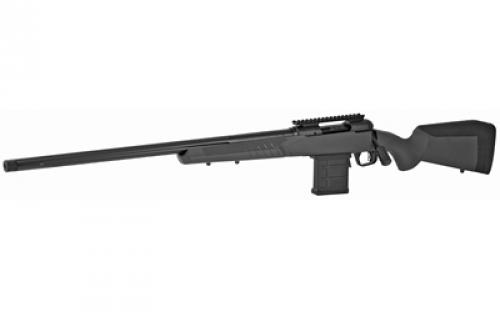 Savage 110 Tactical Left Hand, Bolt Action Rifle, 308 Winchester, 24" Threaded Barrel, Matte Finish, Black, Gray Synthetic Stock, 1 Magpul AICS Magazine. 10 Rounds, Left Hand 57009