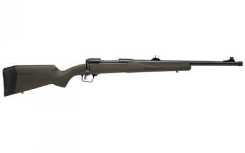 Savage 110 Hog Hunter, Bolt Action Shotgun, Short Action, 308 Winchester, 20" Threaded Barrel, 5/8x24 Thread Pitch, Matte Finish, Black, Olive Drab Green Synthetic Stock, Right Hand, 1 Magazine, 4 Rounds 57019