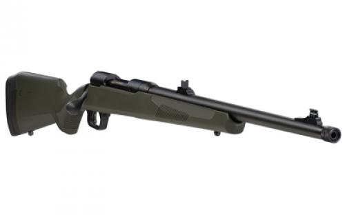 Savage 110 Hog Hunter, Bolt Action Shotgun, Short Action, 308 Winchester, 20" Threaded Barrel, 5/8x24 Thread Pitch, Matte Finish, Black, Olive Drab Green Synthetic Stock, Right Hand, 1 Magazine, 4 Rounds 57019