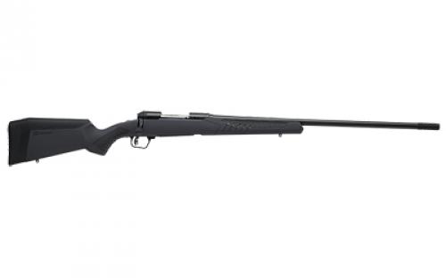 Savage 110 Long Range Hunter, Bolt Action Rile, Long Action, 7MM Remington Magnum, 26" Barrel, Muzzle Brake, Matte Finish, Black, Gray Synthetic Stock, 1 Magazine, 3 Round, Right Hand 57035