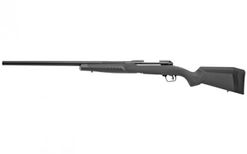 Savage 110 Walking Varminter, Bolt Action Rifle, 223 Remington, 26 Barrel, Matte Finish, Black, Gray Polymer Stock, AccuTrigger, Detachable Box Magazine, 4 Rounds, Right Hand 57066