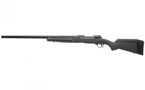 Savage 110 Varmint, Bolt Action Rifle, Short Action, 22-250 Remington, 26 Barrel, Matte Finish, Black, Gray Synthetic Stock, 1 Magazine, 4 Rounds, Right Hand 57067